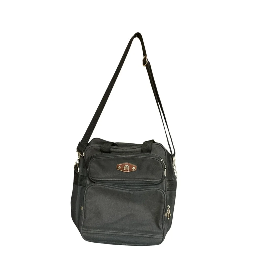 Etienne Aigner Men's Crossbody Shoulder Top Handle Travel Laptop Bag One Size